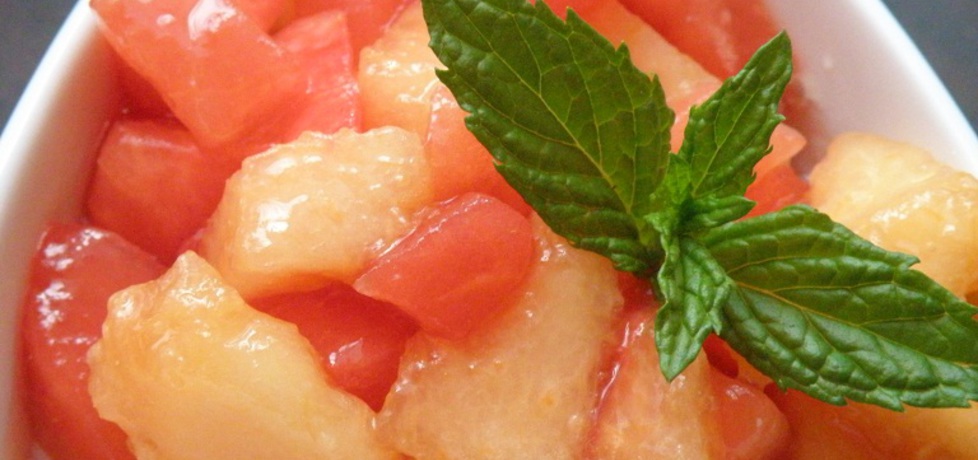 Sałatka z melona i arbuza z limoncello (autor: habibi ...