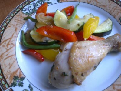 Soczysty kurczak z warzywami