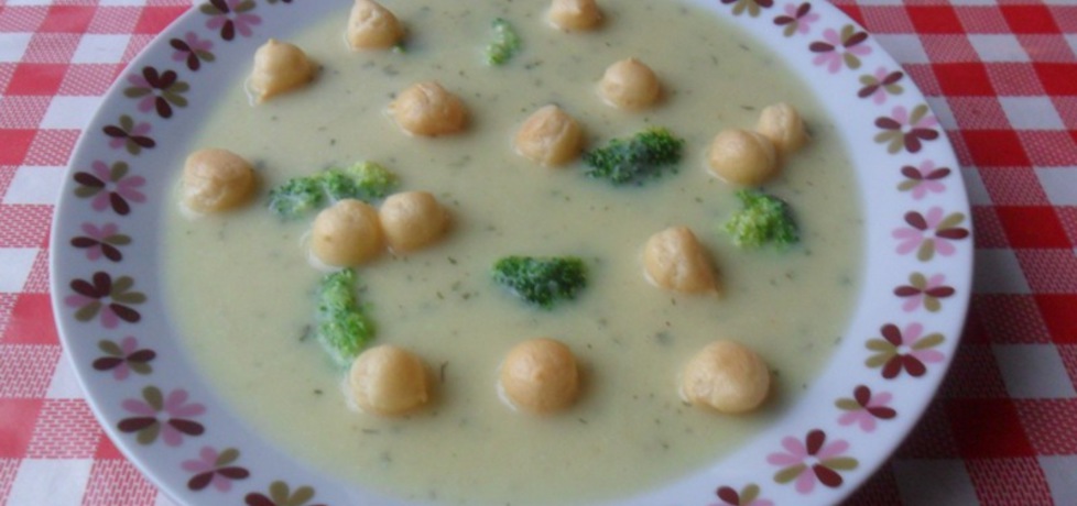 Brokułowa zupa krem z groszkiem ptysiowym (autor: ikrakowianka ...