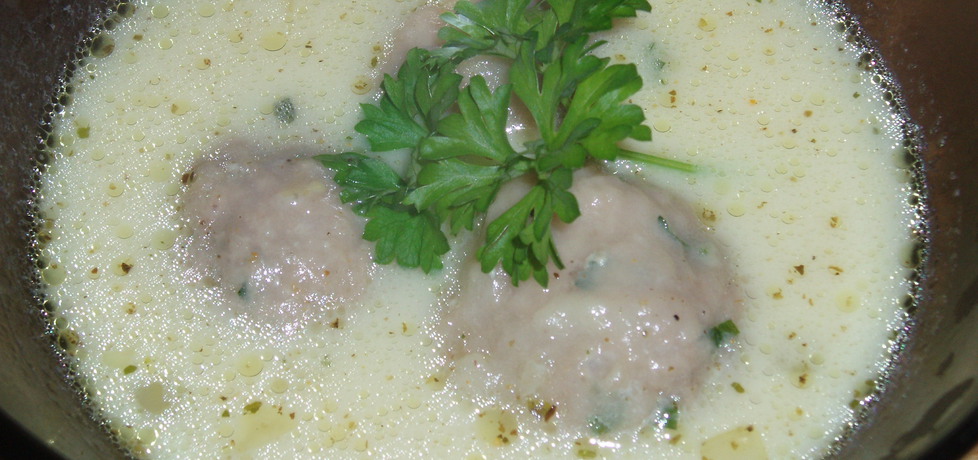 Zupa serowa z pulpetami (autor: gosia18)