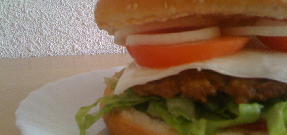 Domowy hamburger (kotlet) (autor: rjustysia)