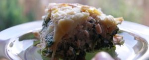 Lasagne szpinakowo-łososiowa  prosty przepis i składniki