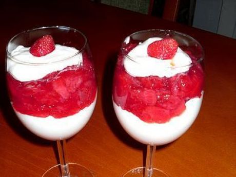 Przepis  truskawkowy deser z mascarpone przepis