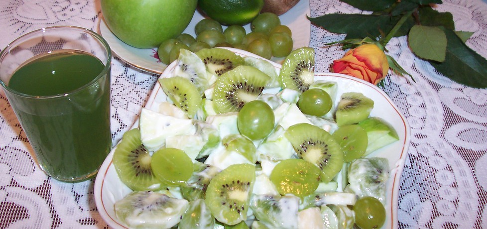 Sałatka z zielonych owoców (autor: pestka)