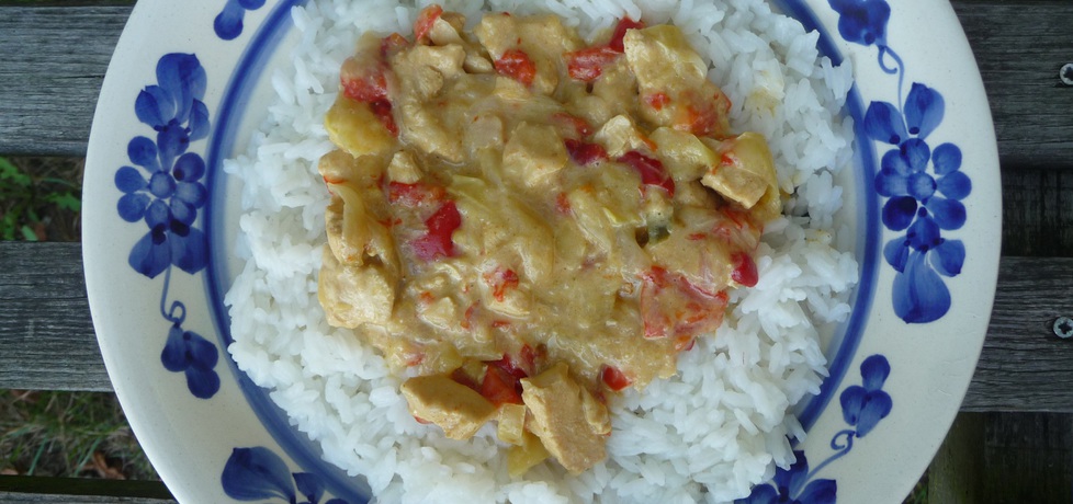 Kurczak w sosie z papryk z pastą curry (autor: darmiona ...