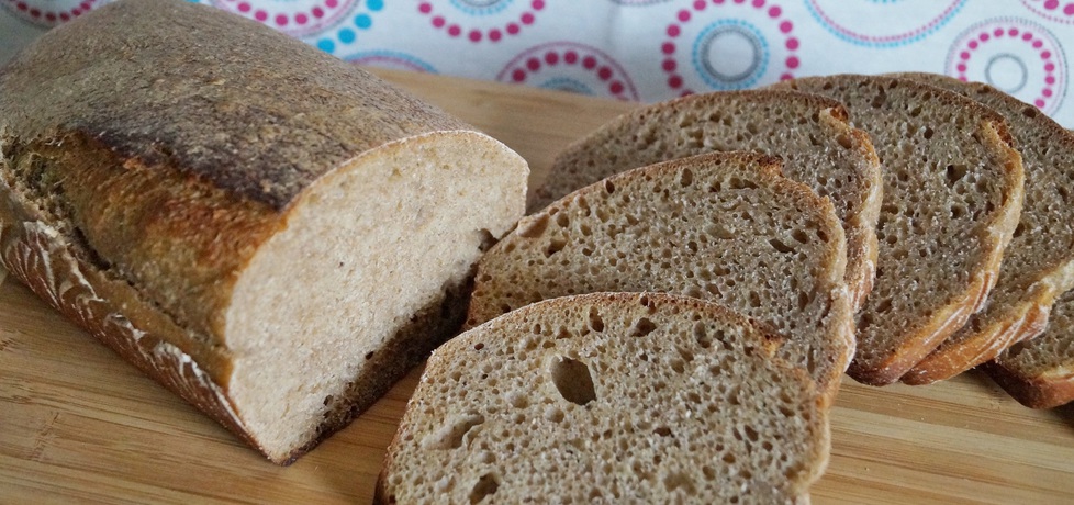 Chleb pszenny z miodem i lawendą, na zakwasie (autor: alexm ...
