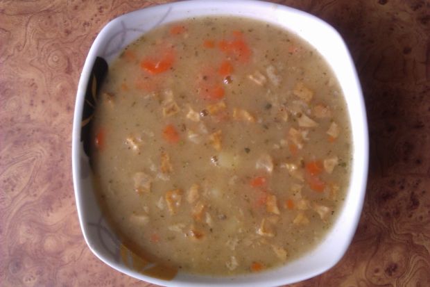 Przepis  zupa grochowa ze skwarkami przepis