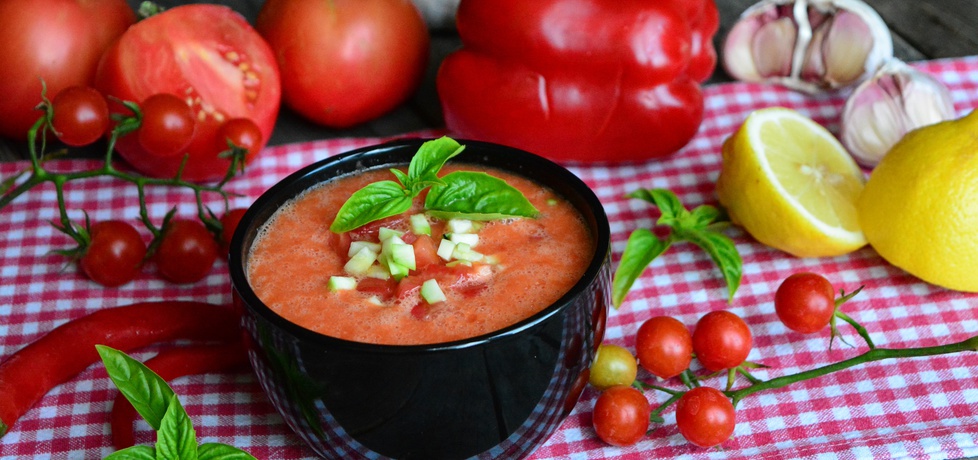 Pomidorowo – paprykowy chłodnik z nutką ostrości (autor ...