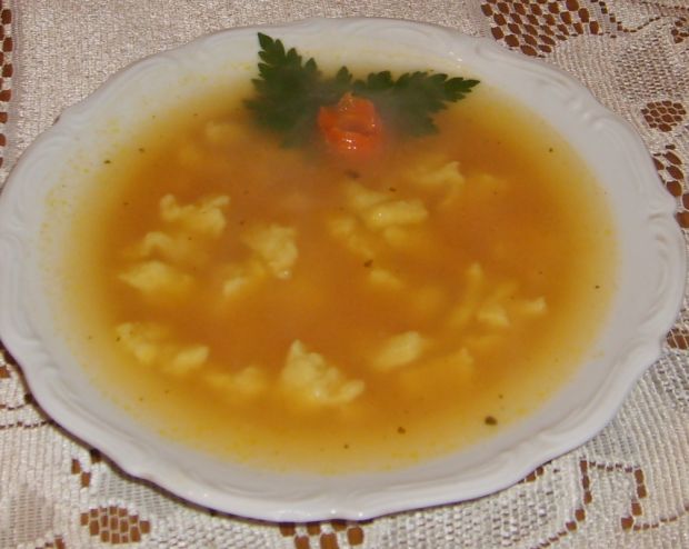 Przepis  zupa z kluseczkami przepis