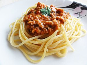 Spaghetti a'la bolognese