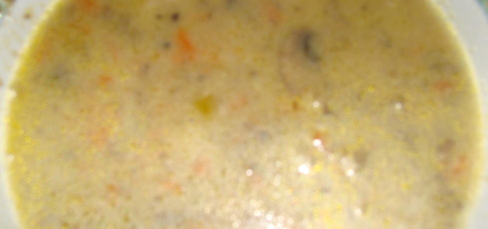 Zupa pieczarkowa z makaronem świderki (autor: pioge7 ...