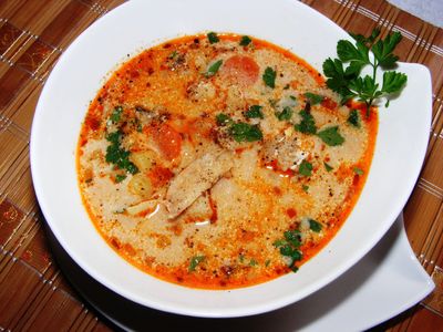 Zupa rybna z dorsza