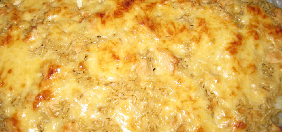Zapiekanka z kurczakiem, kalafiorem i ryżem (autor: hahanka ...