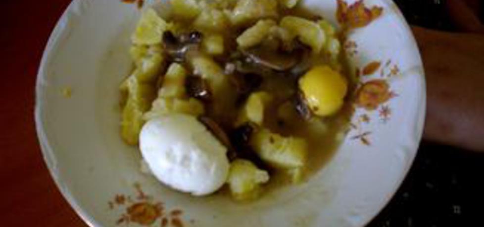 Jajko w sosie pieczarkowym (autor: danutaprorok)