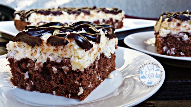 Przepis  ciasto czekoladowo  kokosowe przepis