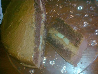 Tort czekoladowo ananasowy