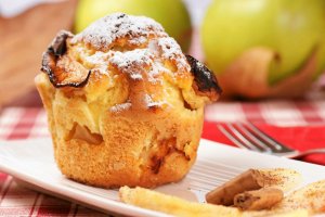 Muffiny z jabłkami  prosty przepis i składniki