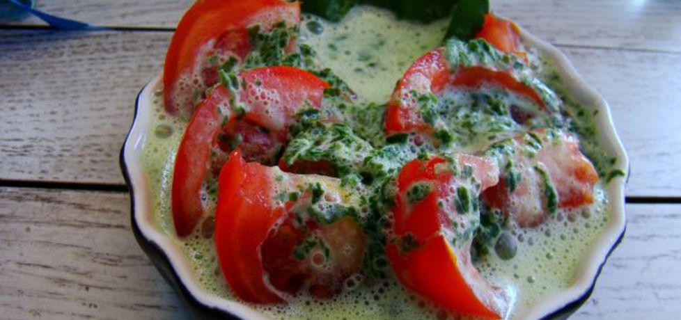 Pomidory w sosie z czosnku niedźwiedziego (autor: iwa643 ...
