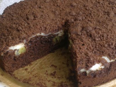Ciasto czekoladowe z kiwi