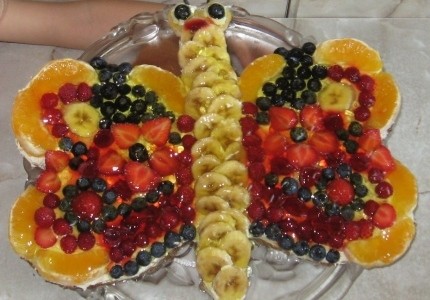 Owocowy motylek