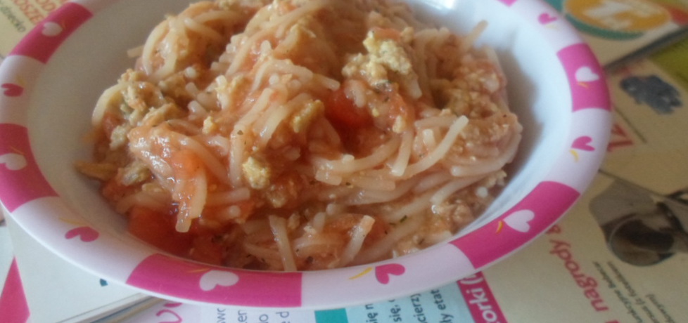 Obiad dla niemowlaka: spaghetti z cielęcina (autor: polly66 ...