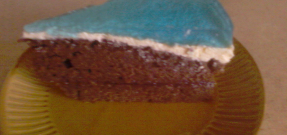 Ciasto czekoladowe z kremem i galaretką (autor: gosia1988 ...