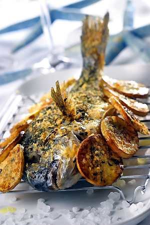 Orata con patate (danie rybne)  prosty przepis i składniki