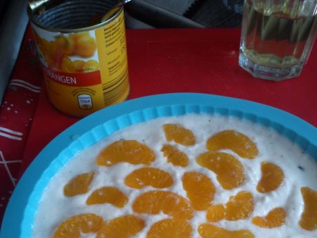 Przepis  ciasto na zimno z mandarynkami przepis