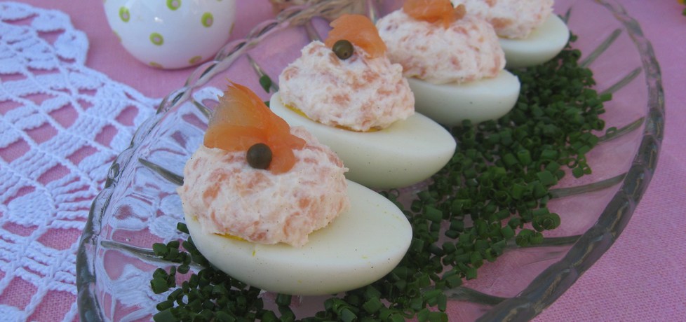 Jajka z farszem z łososia (autor: anemon)