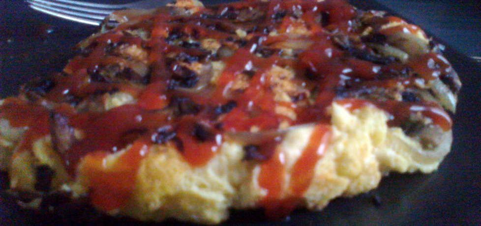 Puszysty omlet z pieczarkami (autor: niki22)