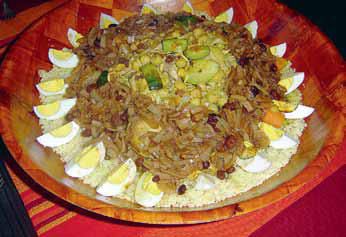 Marokańskie danie z kurczakiem