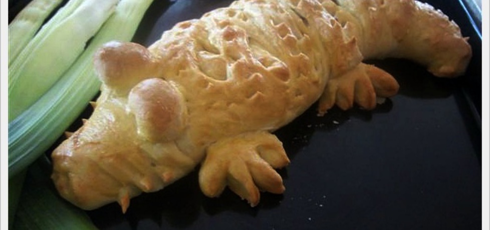 Krokodyl z ciasta drożdżowego (autor: russkaya)