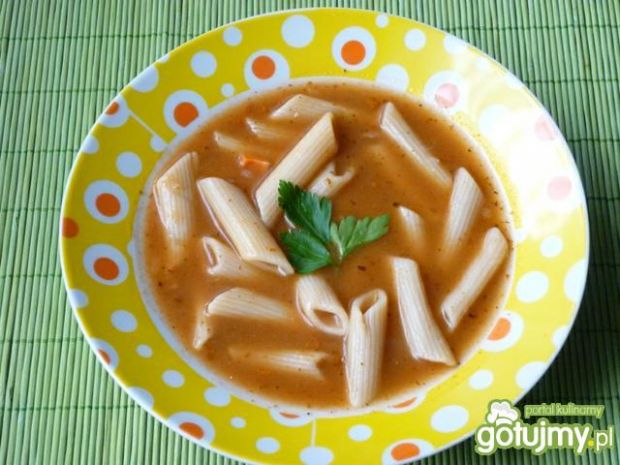 Przepis  zupa warzywna z makaronem 2 przepis