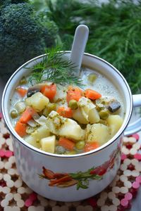 Letnia zupa warzywna