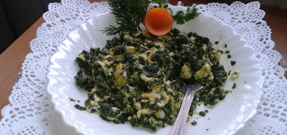 Szpinak z jajkiem (autor: bozena-matuszczyk)