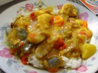 Przepis  curry z białym ryżem przepis
