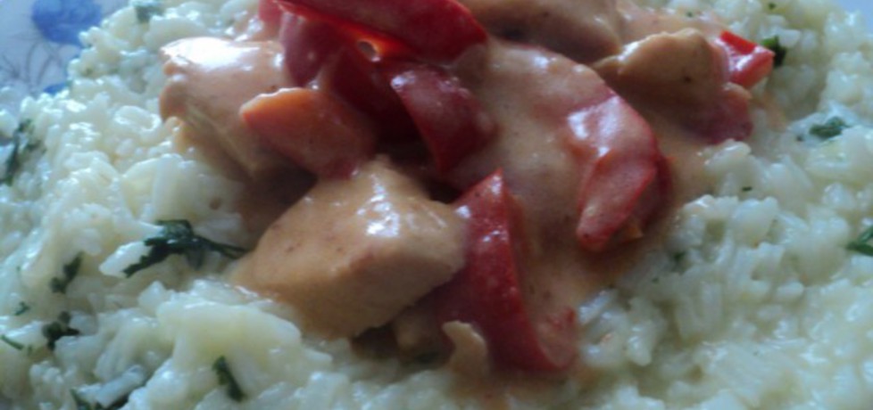 Potrawka z ryżem i kurczakiem (autor: haneczka1)