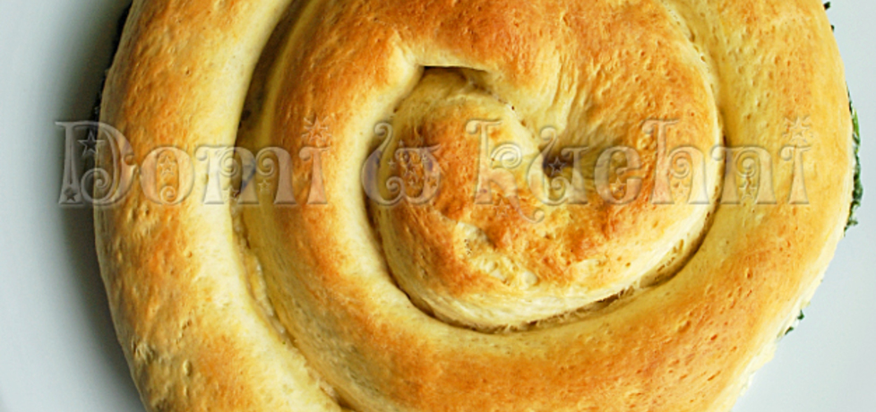 Grecki chlebek ze szpinakiem i fetą (autor: domaskowa ...