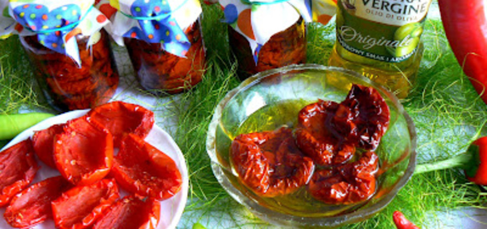 Suszone pomidory bawole serca z czosnkiem (autor: mysza75 ...