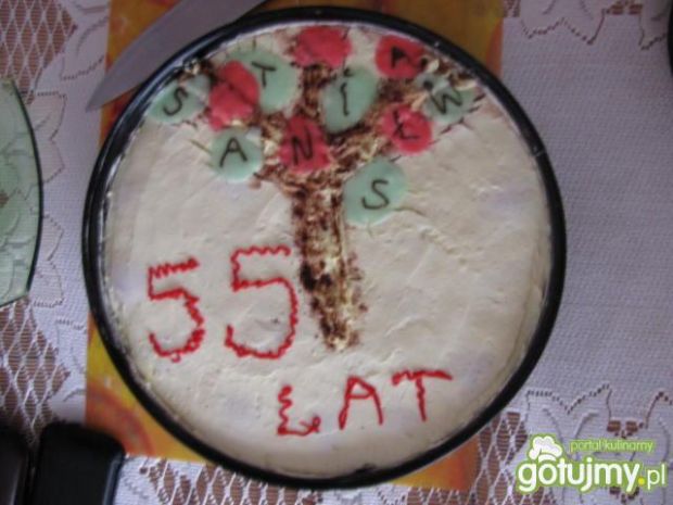 Przepis  urodzinowy tort bez pieczenia przepis
