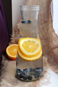 Domowa woda smakowa z pomarańczowo