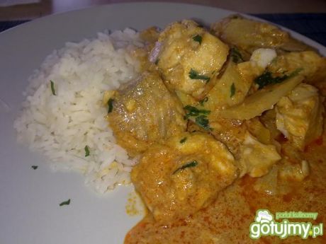 Przepis  kokosowe curry z ryby przepis