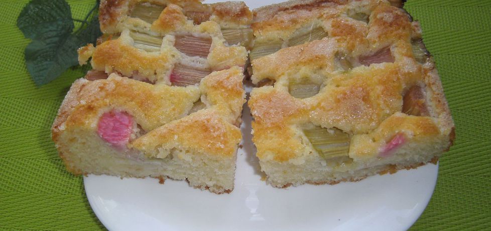 Ciasto z rabarbarem na kefirze (autor: katarzyna59 ...