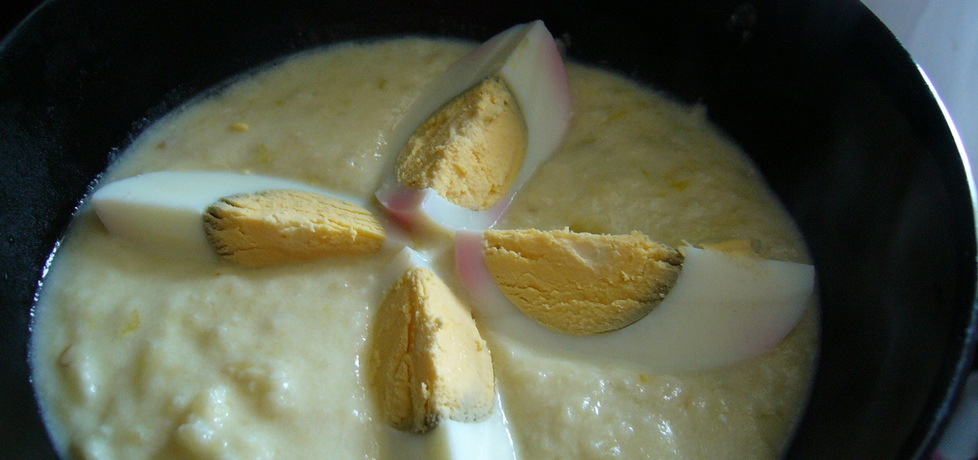 Zupa chrzanowa z jajkiem (autor: magdaxxx)