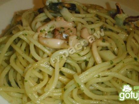 Przepis  spaghetti alla frutti di mare przepis