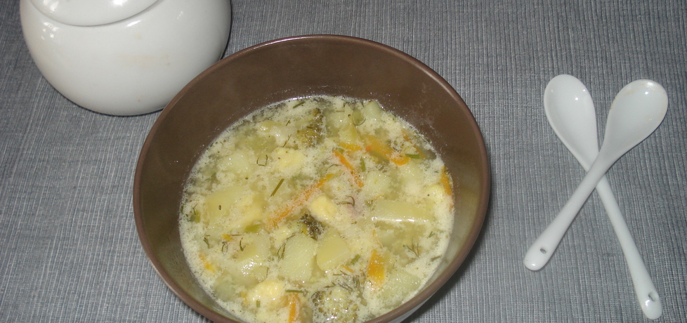 Zupa brokułowa z lanym ciastem i koperkiem (autor: norweska20 ...