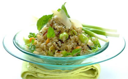 Sałatka ryżowa z pesto