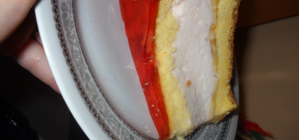 Ciasto biszkoptowe z pianką (autor: justyna