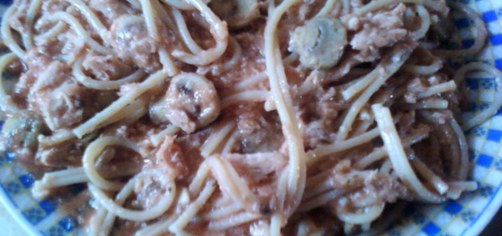 Spaghetti z tuńczykiem i pieczarkami (autor: ewa99 ...