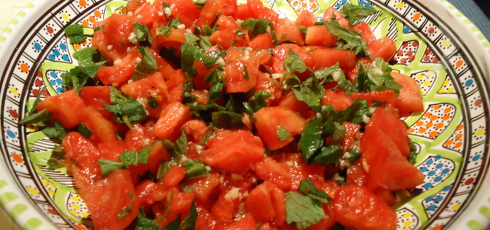 Sałatka z pomidorów i mięty (autor: agnieszka189)